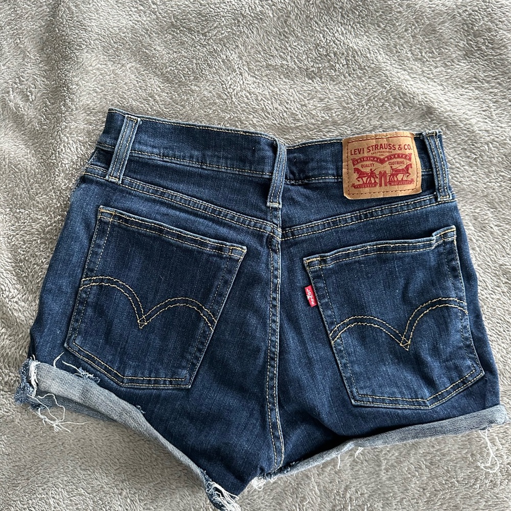 Levi's Women's Blue Denim Shorts